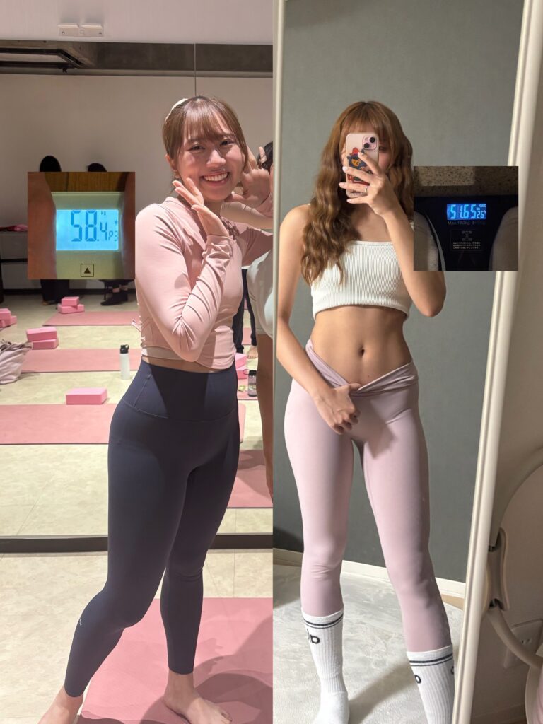 垢抜け記録（＠sayaka_pilates.jpさんより提供）