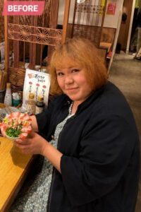 もうすぐ40歳の女性、“1年前”の自分と並べてみると…→まさかの変化に「別人っっっ」「若返ってる」「すげええええ」