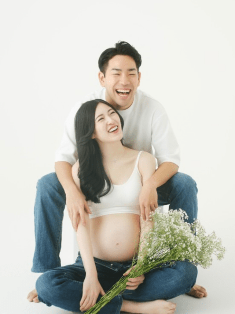 マタニティフォトの撮影（＠makaha7122さんより提供）