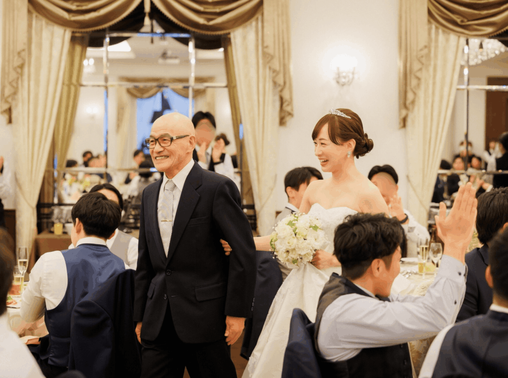 結婚式の様子（＠nya__nanyaさんより提供）