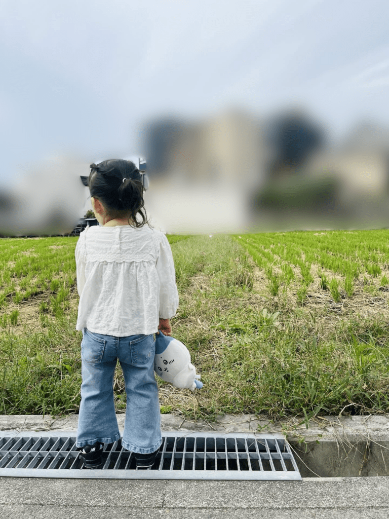 お散歩中の娘さん②（＠yo43tktn35さんより提供）