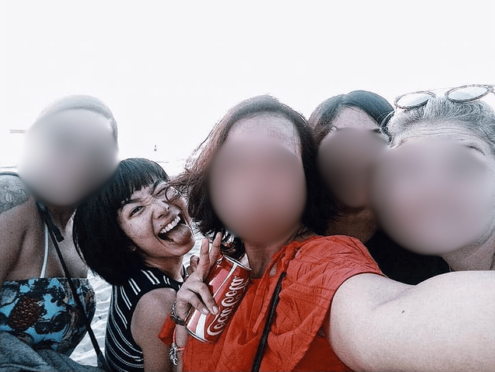 21歳の頃に撮られたオーストラリアでの写真（＠crrumblyさんより提供）