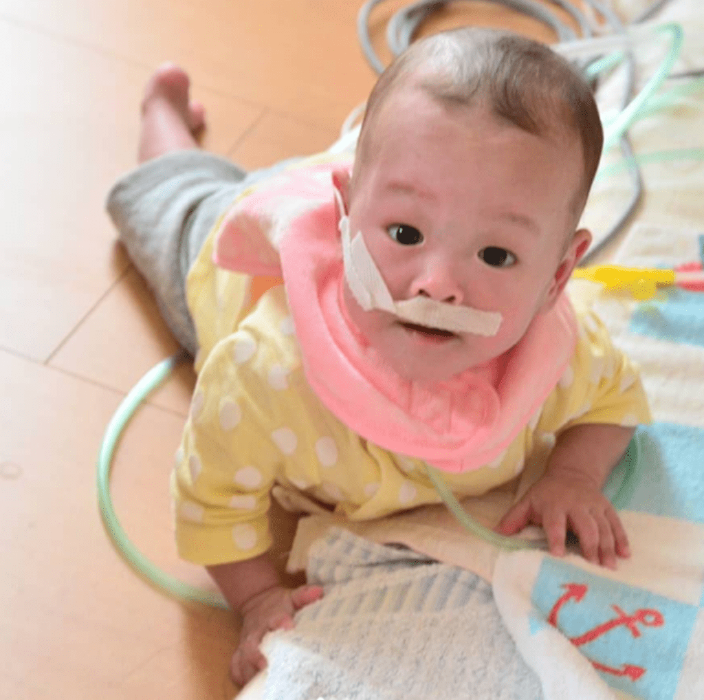 退院して1週間のつむちゃん（＠futag0papaさんより提供）