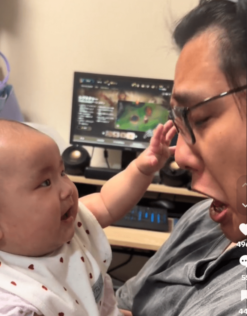 【実際の写真6枚】メガネを外した時の様子（@pakipoteさんより提供）