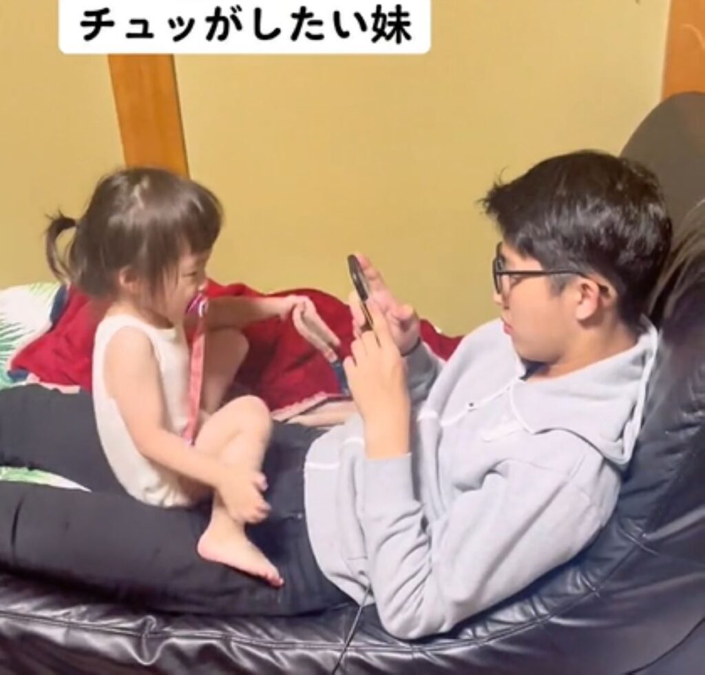 【実際の写真6枚】兄に近づいた後の様子（＠kuu8282さんより提供）