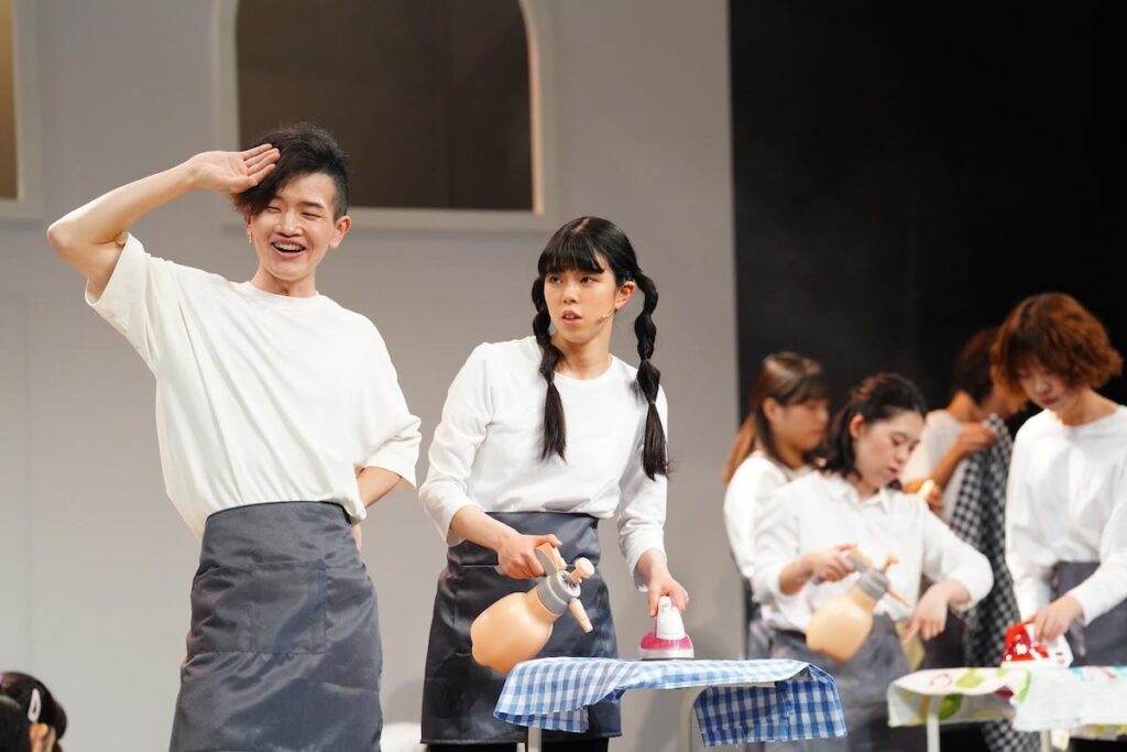 演技中の様子（小藪さんより提供）