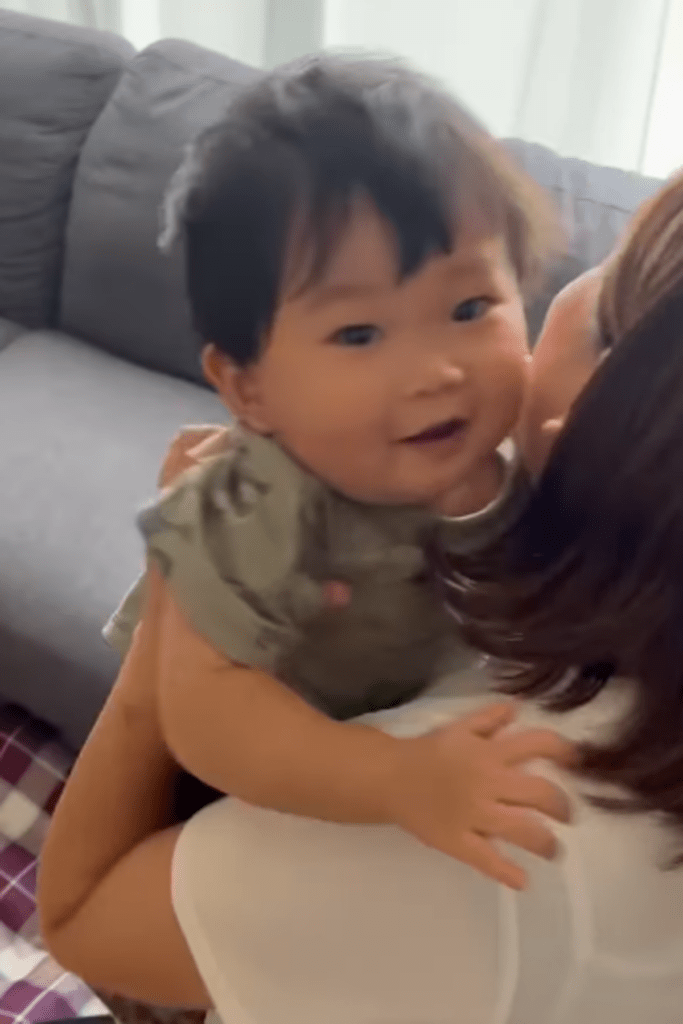 とっても嬉しそう（@2525satobabyさんより提供）