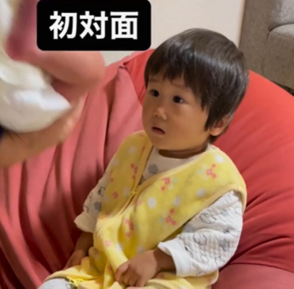 【実際の写真6枚】長男の様子（＠jyagaimo_yoriさんより提供）