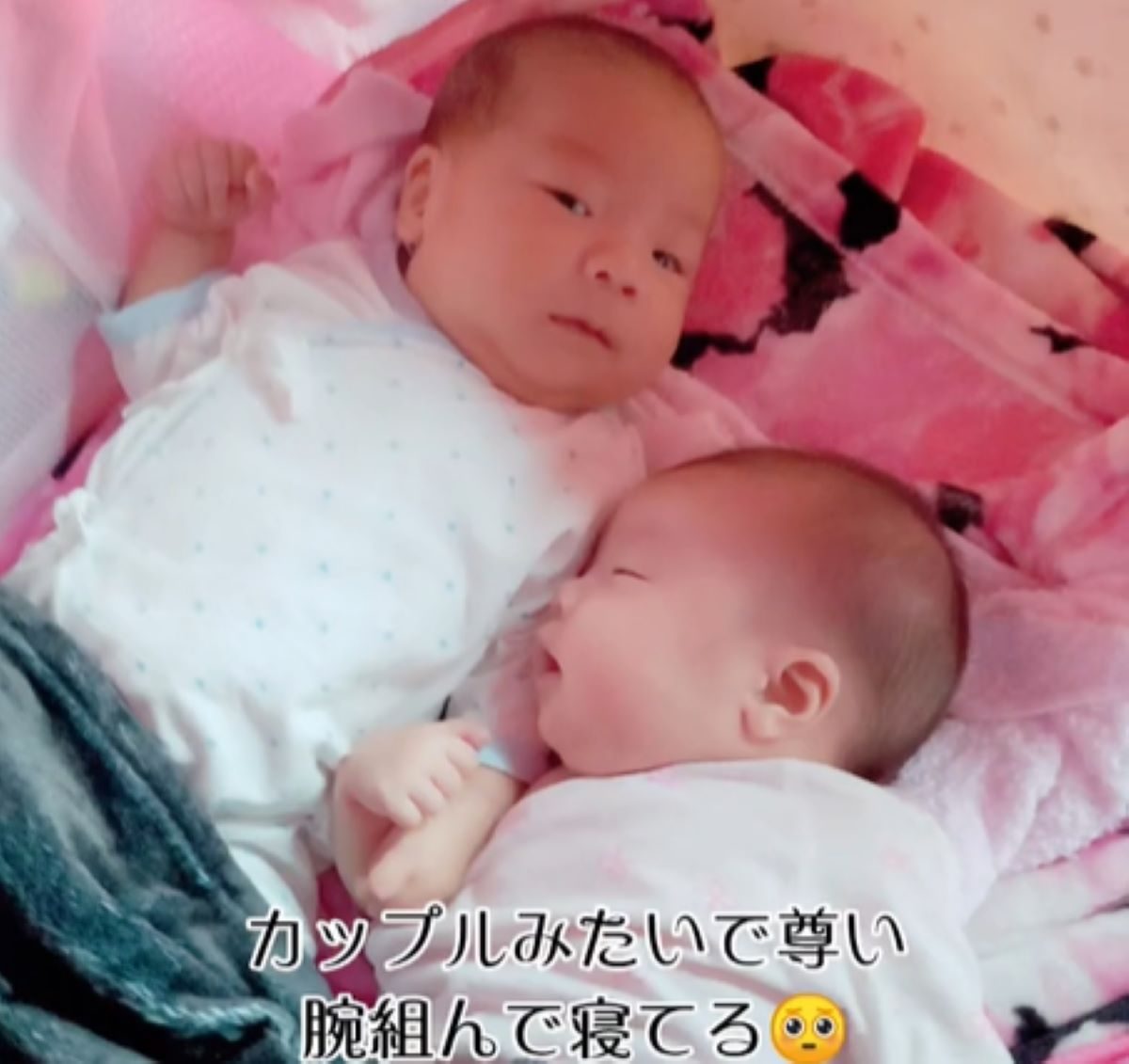仲良しな双子の姉弟 2ヶ月後の様子に「前世はカップル」「可愛さも2倍 