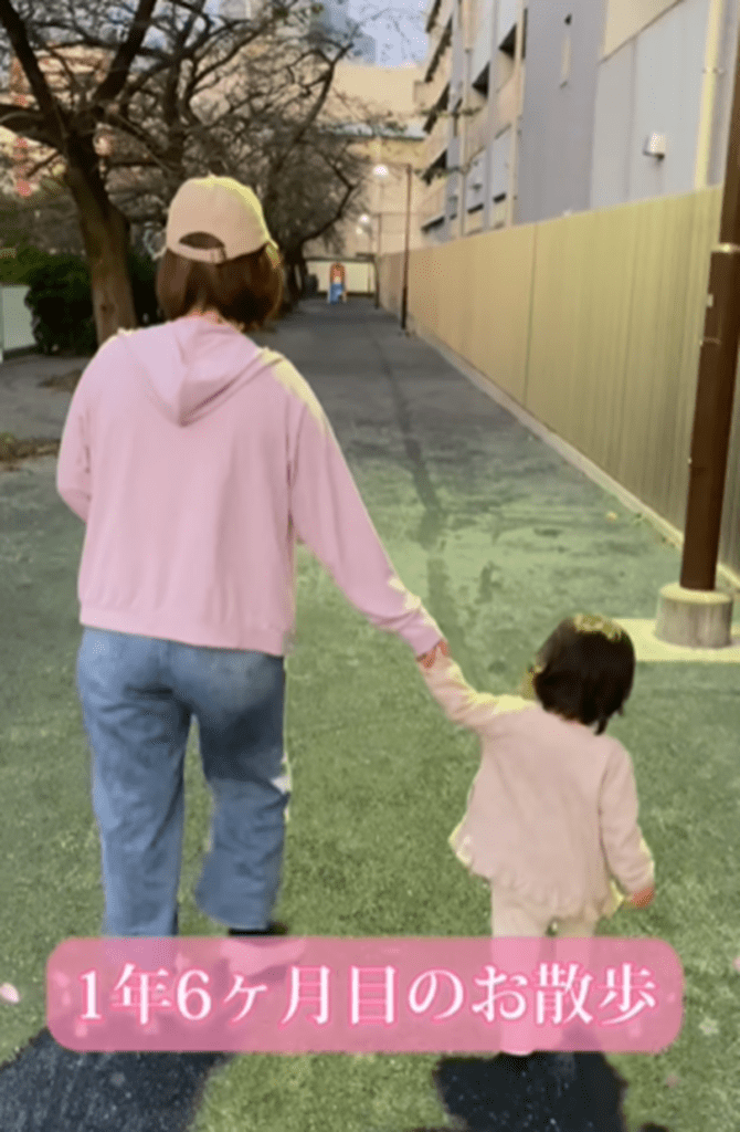 脳出血から1年6ヶ月奥さまと娘さん（＠an_20230514rebornさんより提供）