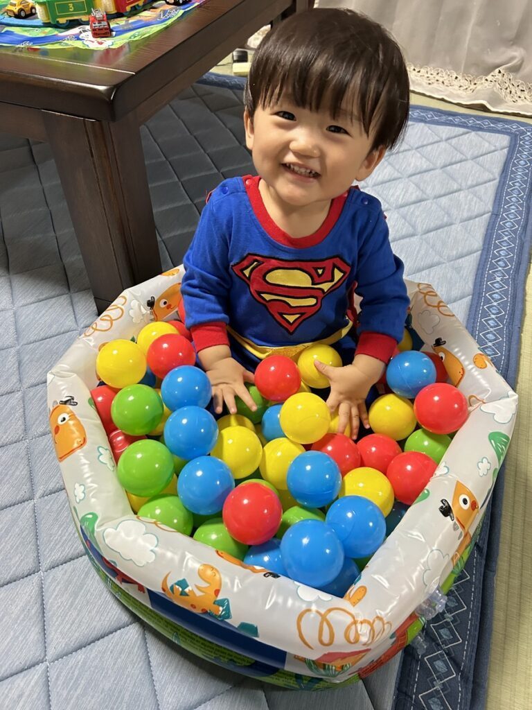 現在の息子さんの様子①（@new.moon.39さんより提供）