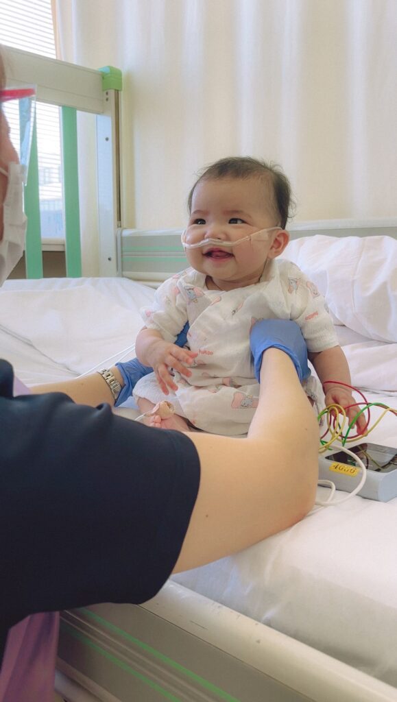 入院中（@uutannokirokuさんより提供）