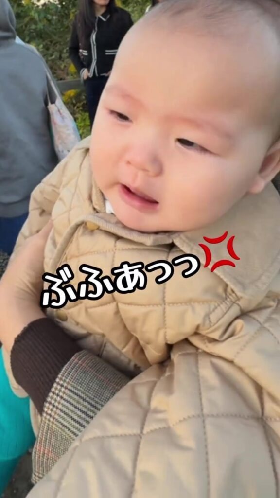 面白いリアクションで…（＠yuninokirokuさんより提供）