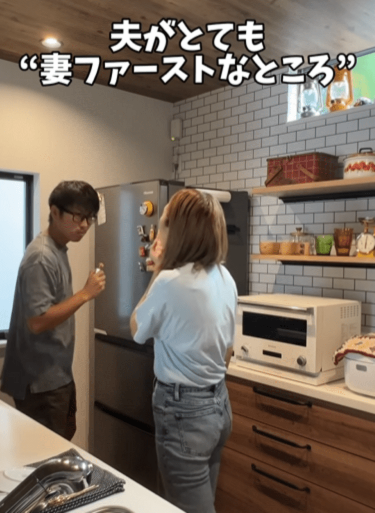 夫の「妻ファースト」（@playful_campさんより提供）