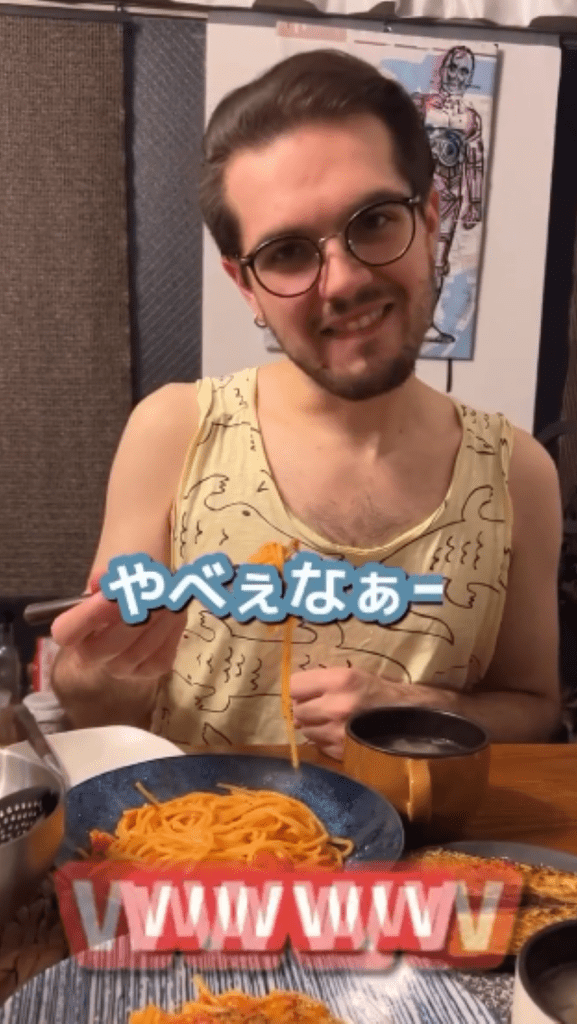 料理を絶賛（＠tatuber_officialさんより提供）