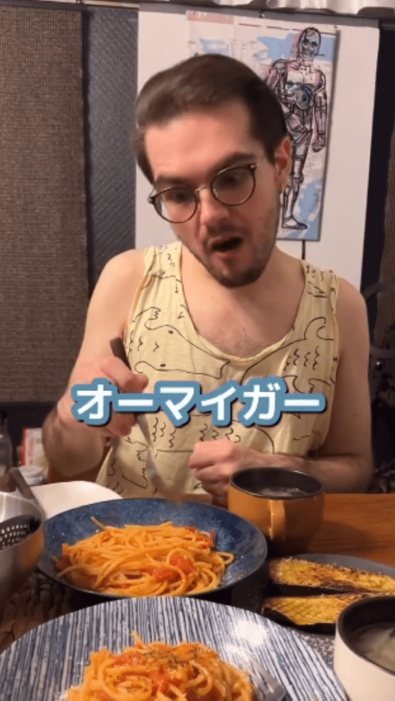 ニコさんの反応は…（＠tatuber_officialさんより提供）