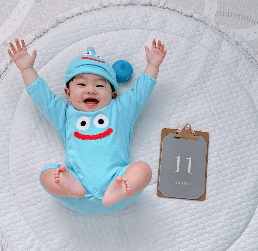 生後11ヶ月のお写真（＠ponta_pocopocoさんより提供）