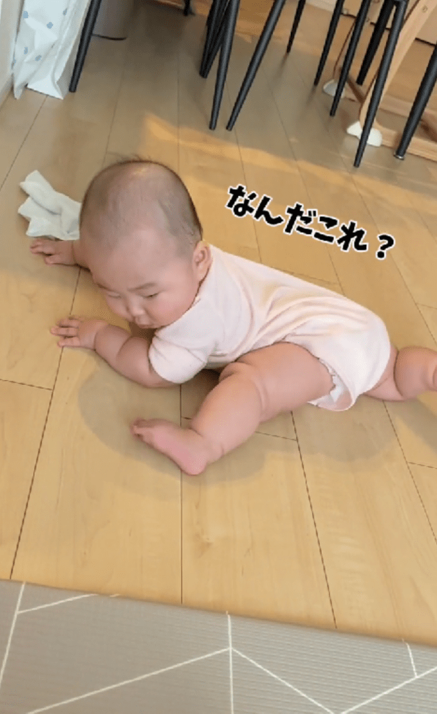 自分の足に気づき…（＠ku_coco.mさんより提供）