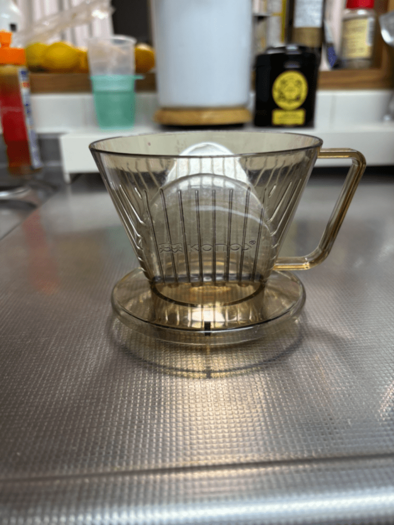 息子さん目線で見たドリッパー（＠himawaruwaruさんより提供）