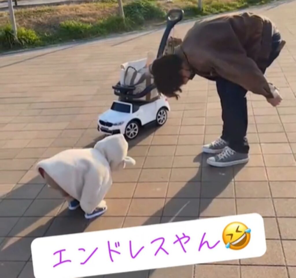 何度も繰り返していました（＠y_a.familyさんより提供）