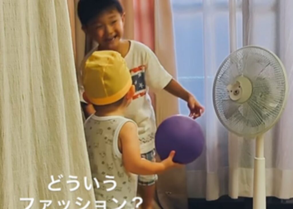 お兄ちゃんも笑っています（＠akane_akito_さんより提供）