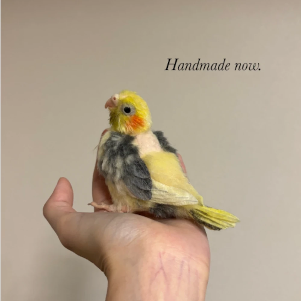 翼の植毛（@monzo_chicoco_cupipoさんより提供）