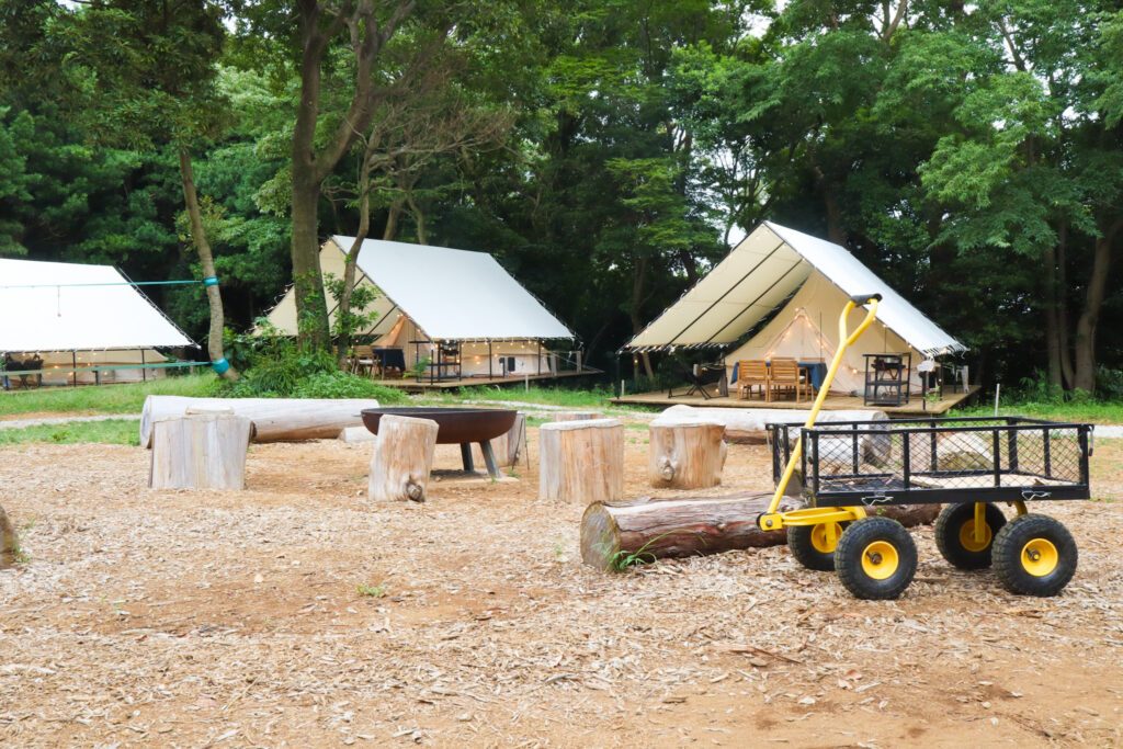 クスクスグランピング真鶴（筆者撮影）