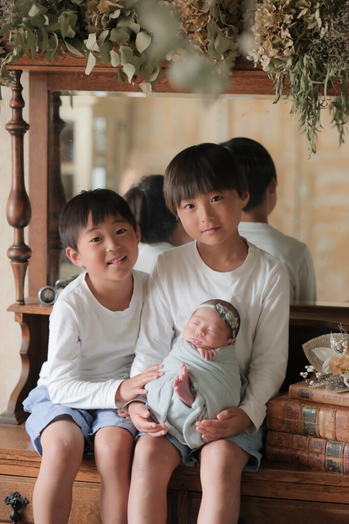 兄弟写真（@asekun0509さんより提供）