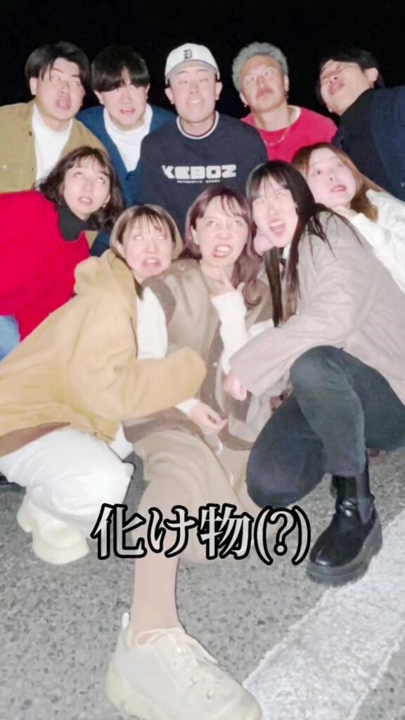 お得意の変顔（＠bura__10さんより提供）