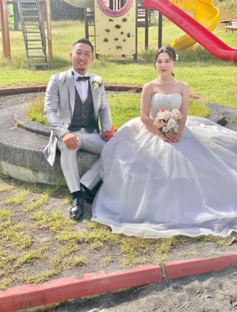 結婚した息子さん夫婦（＠hanna.ranna.saikaさんより提供）