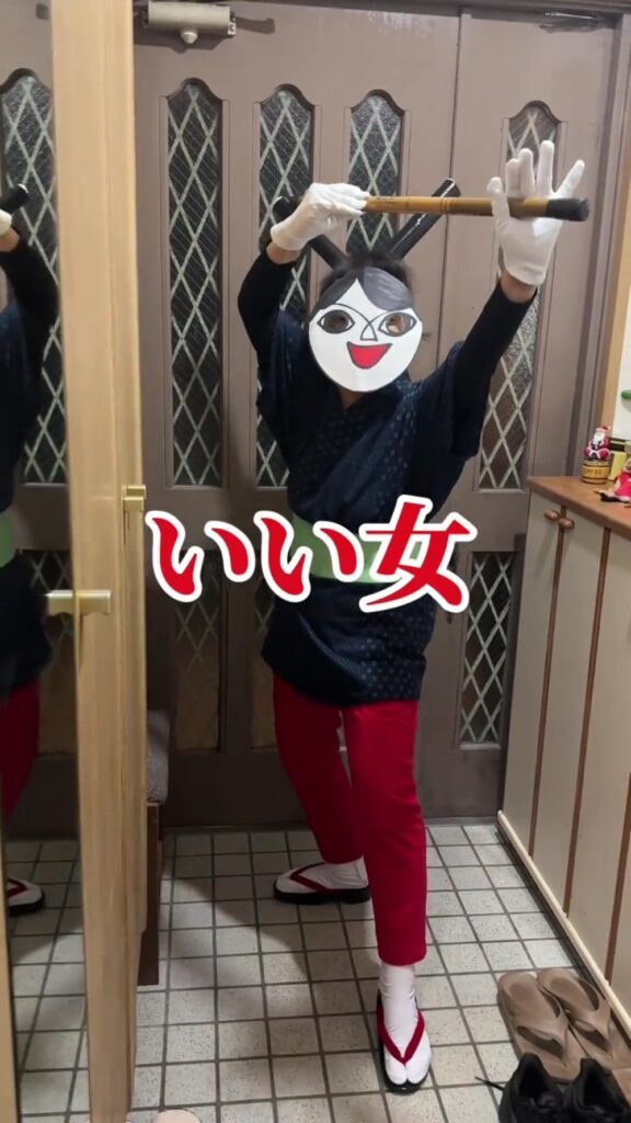 決めポーズもばっちり（＠hichonさんより提供）