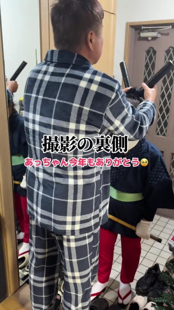 撮影の裏側（＠hichonさんより提供）