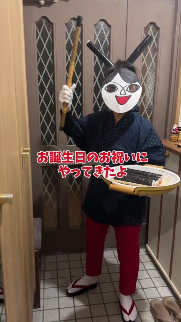 お孫さんたちの誕生日祝い（＠hichonさんより提供）