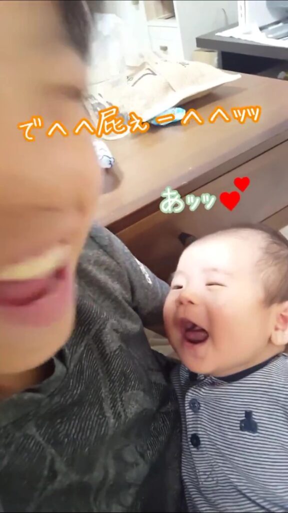 思わず笑顔に（＠mi_tantanさんより提供）