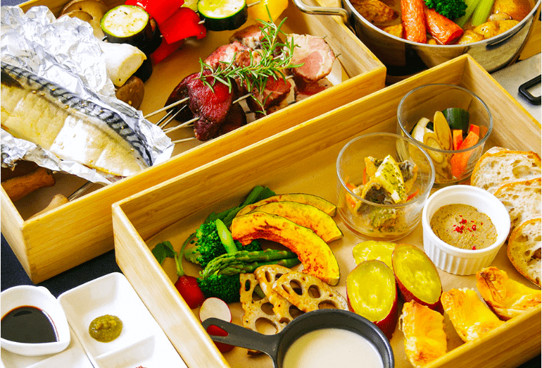 BBQディナー（藤田さんより提供）