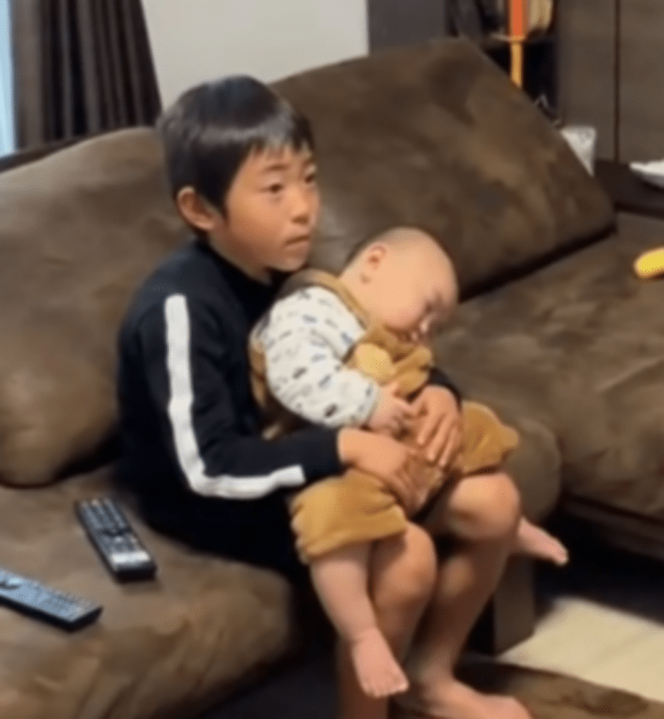 頼もしいお兄ちゃんの姿（@asekun0509さんより提供）