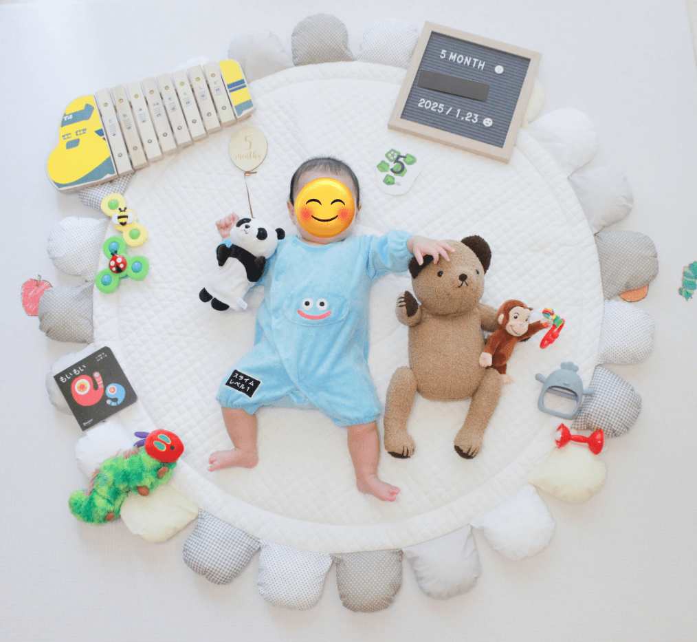 生後5ヶ月のときのお祝い（@tayuta_mataさんより提供）