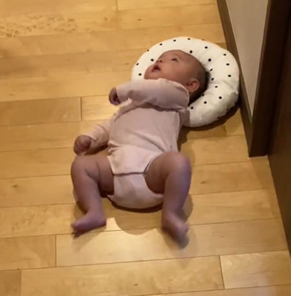 体を大きく動かして…（＠_____su.1__さんより提供）