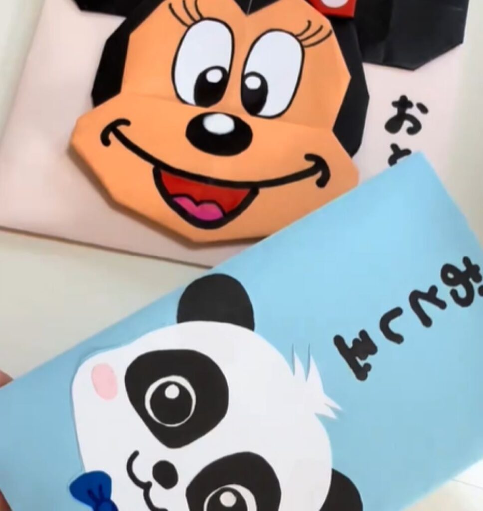 投稿者さんの叔母は「お年玉袋」を作成（＠miya_7955さんより提供）