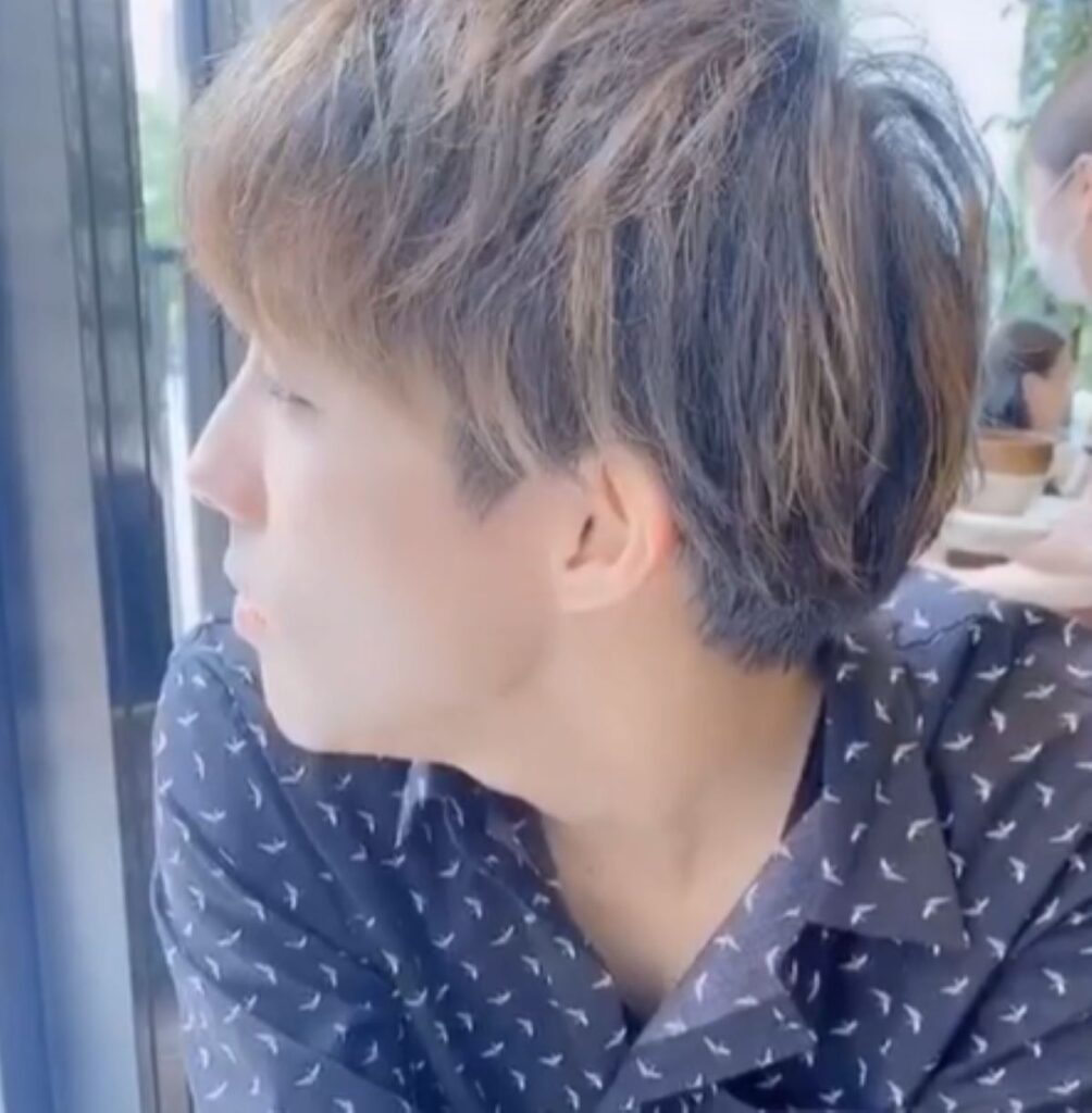 彼氏さんの横顔（＠nacchi49さんより提供）