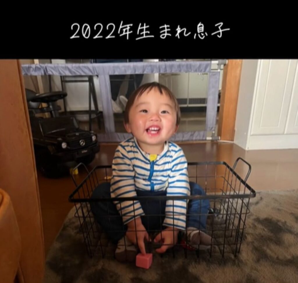 2022年生まれの息子さん（＠rabu_ri1215さんより提供）