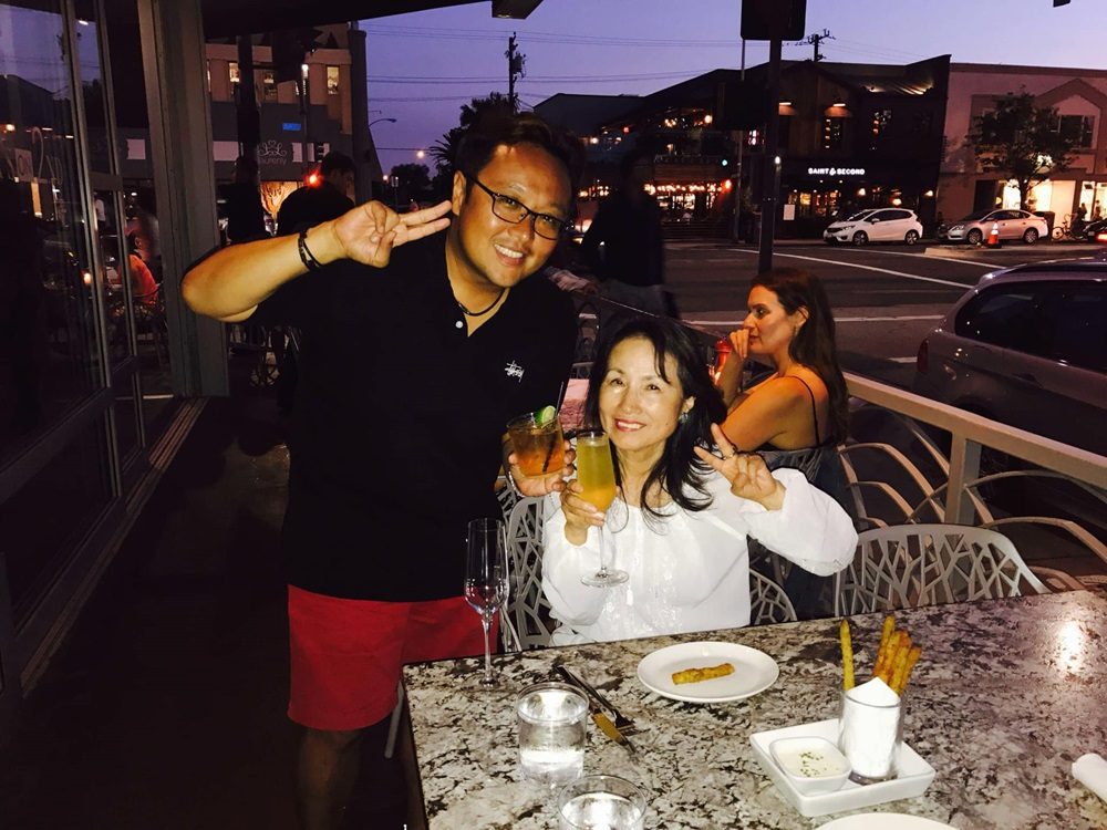 母への親孝行①（加藤さんより提供）