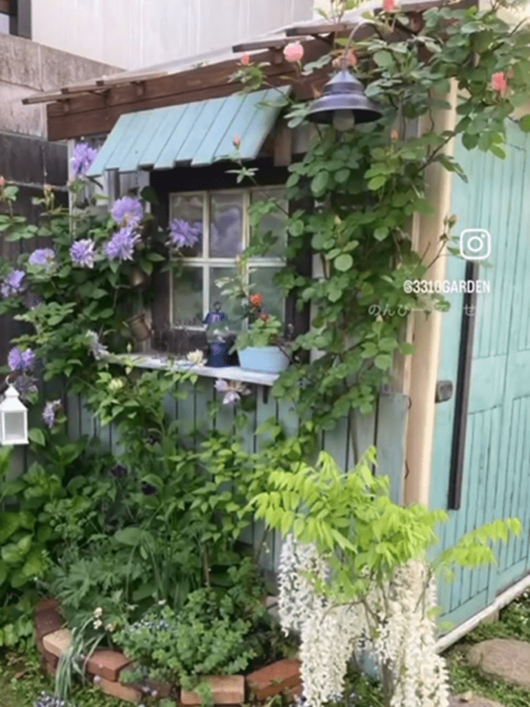 メルヘン小屋の正体は…？（＠3310gardensさんより提供）
