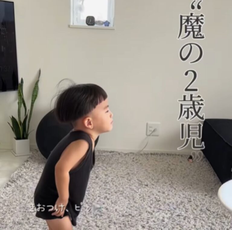 魔の2歳児が成長した結果… その様子に「お疲れ様です」「想像を超えた  