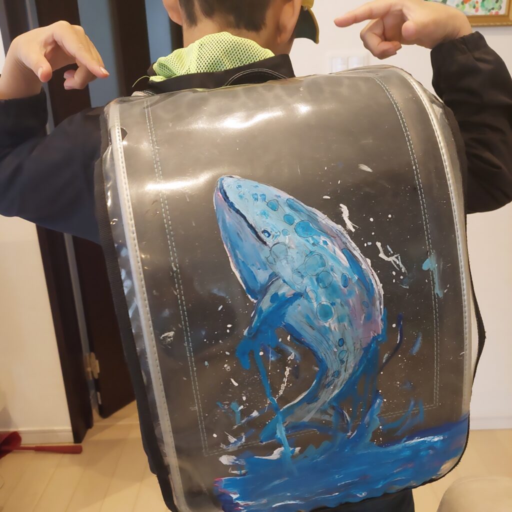 完成したランドセル（＠uplanet5さんより提供）