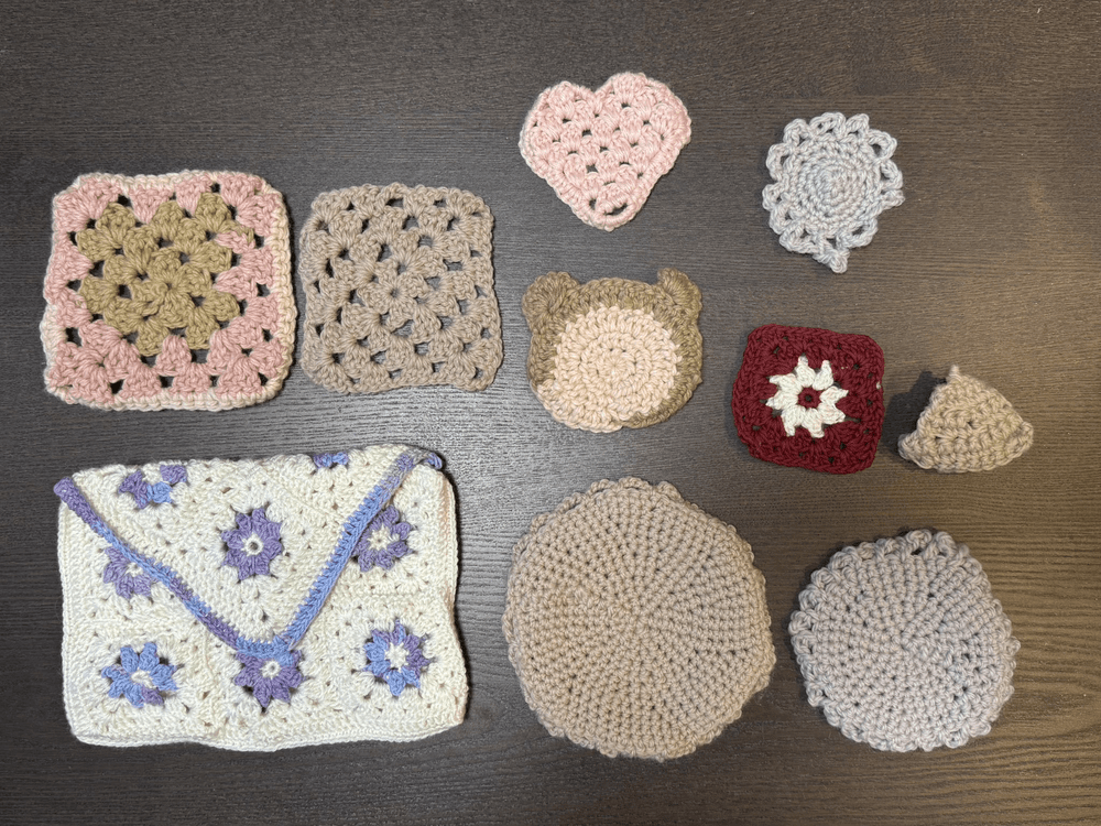 練習で作った作品たち（@amelia__tokyoさんより提供）