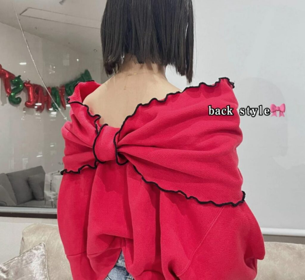 後ろから見た様子（＠o_imo42さんより提供）