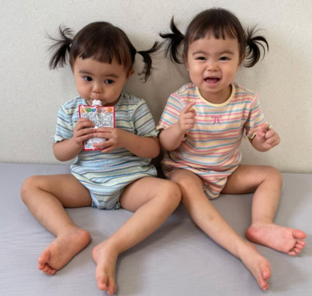 成長した様子（＠itwins0204さんより提供）