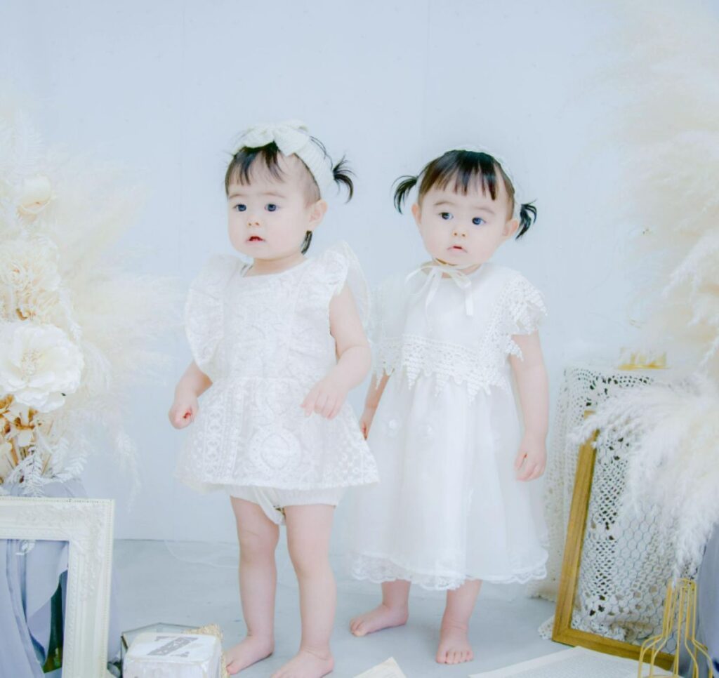 成長した2人（＠itwins0204さんより提供）