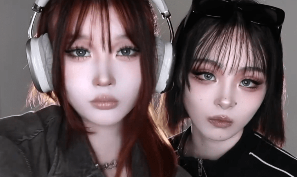 メイクで大変身した2人（@hairmakeup.nextさんより提供）